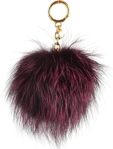 cheap michael kors keychain|michael kors fox fur keychain.